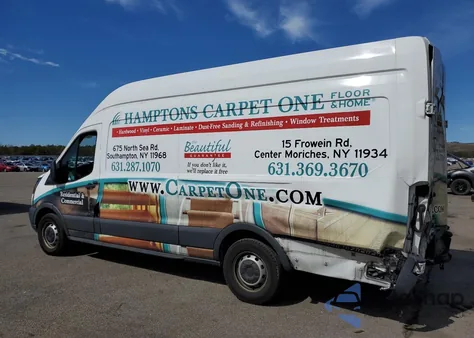 2017 Ford Transit T-350 z USA, uszkodzony, nr VIN 1FTBW3XM5HKA18155